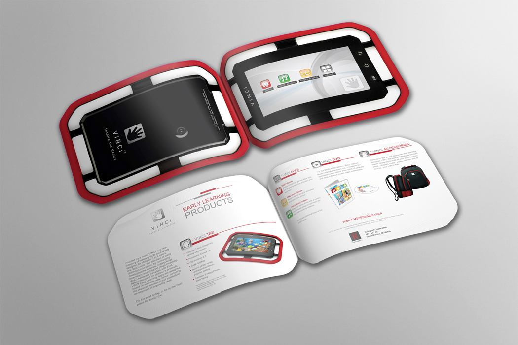 Custome die-cut brochure