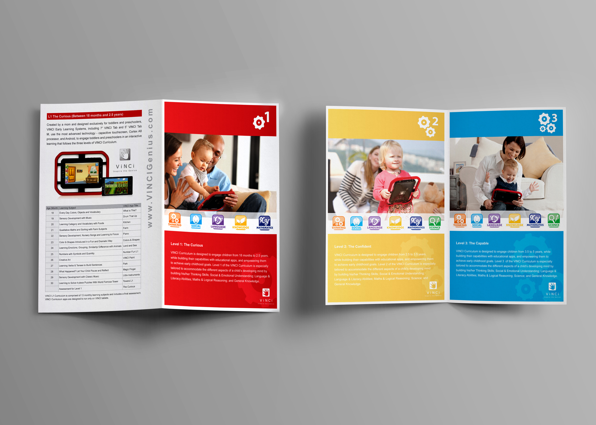 Product Half-fold brochure